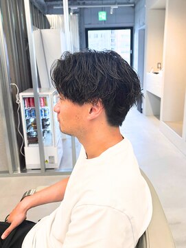 アソビ 刈り上げセンターパート