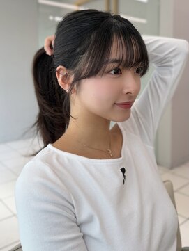 ソラ 広尾店(SORA) 顔周りカット/前髪カット/顔周りレイヤー