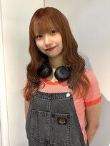 アクシス ナゴヤ(AXIS NAGOYA) 【なつミ】ミルクティーブロンド/ダークブルー/デジタルパーマ/