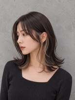 レセ 南柏店(Laissez)&nbsp;大人可愛いインナーカラー/くびれミディアム/レセ南柏