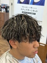 ラウラサン(RauRa.SAN) 縦落ちツイストスパイラルハイライトカラー