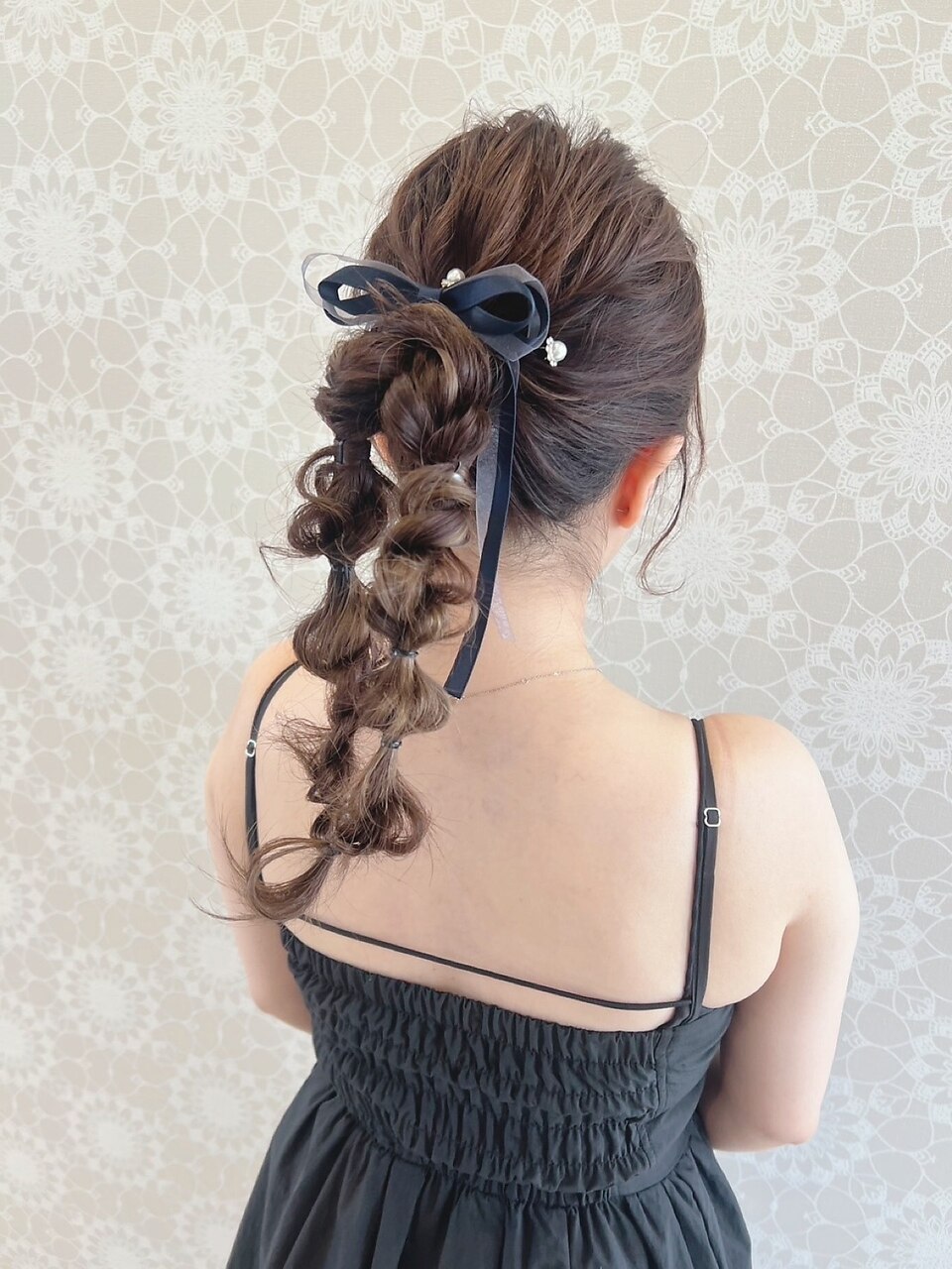 おでかけお呼ばれイベントに【時短で可愛い♪】アップヘアセット　\4400