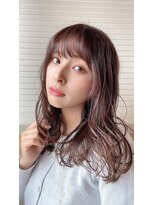 ルッソカルム(Lusso calme)&nbsp;ピンク/アッシュピンク/ハッシュカット/30代/40代/50代