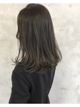 ヘア ラボ ニコ 藤沢店(hair Labo nico...) バイオレットからグレーのグラデーションカラー