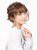 外国人風☆簡単シニヨン