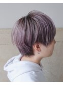 ショートスタイル×パープルシアグレー