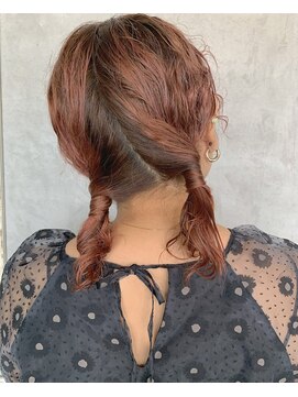 アティック ヘアーデザインアンドリラクゼーション(attic hair design&relaxation) オレンジベージュ