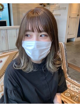 リモア(Re more) シフォンベージュのレイヤースタイル☆