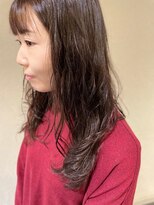 スーパーカット 元町店(SUPER CUT)&nbsp;デジタルパーマ　ラベンダーグレージュ　冬カラー　艶