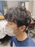 メンズパーマ メンズパーマショート