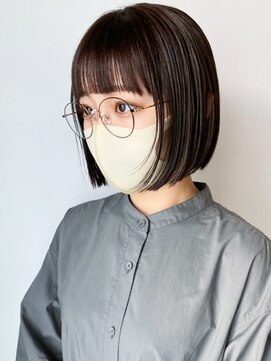 アルバム 渋谷パルコ(ALBUM) アッシュボブ_グレージュカラーボブウルフ_ba357172