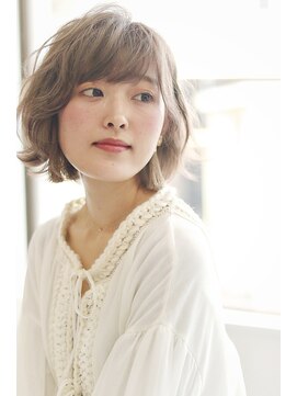 ソイクフ 四条大宮店(SOY-KUFU) 大人可愛い◎20代30代40代前髪パーマグレーベージュ