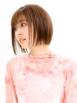 ピークアブー 銀座中央通り(PEEK-A-BOO)&nbsp;お手入れ簡単！ちょっぴりモードな丸みボブ