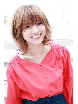 ラフィスヘアートゥルー 葛西店(La fith hair true) 【La fith】 ベージュカラー☆ミディアムスタイル