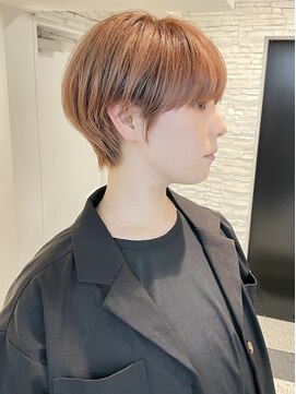 ヘアメイク シンズ レインボー(Hair Make SHIN'S RAINBOW) ショートボブ/大人巻き/ぷつっとボブ/ナチュラルモード/高松