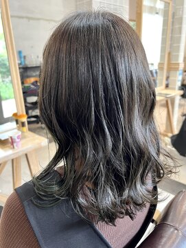 サイカエー(SAIKA) 暗髪カラー×オリーブグレージュ