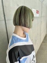 レコ 渋谷(LECO)&nbsp;コンパクトボブ×スモーキーグリーン×ブラウン