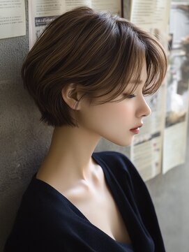 アルトリスト(Altruist Aging×HAIR&SPA) ★暗めカラーグランマッシュフェイスフレーミングデザインカラー