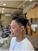 ツーブロックショート