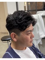 スイッチ(men's SWITCH)&nbsp;大分メンズラルフカールパーマ刈り上げショートツーブロック