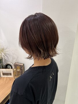 ロンドアベニール 北千住(Lond avenir) ウェーブミディアムメルティカラー×レイヤーカット韓国[北千住]