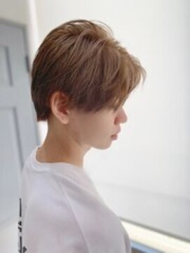 ヴィムヘアー 天神店(VIM hair) 王道モテ髪！センターパート×ミルクティーベージュ