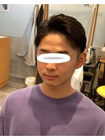 カットサロンウエスト バングアップツーブロック