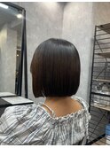 ボブ/ミニボブ/切りっぱなしボブ/外ハネ/外ハネボブ/前下がり