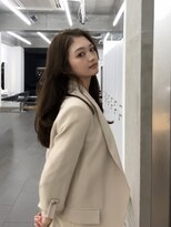 ブラン(Blanc Aoyama)&nbsp;レイヤーカット/顔まわりカット/ブリーチなし/ロング/ミディアム