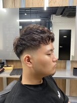リレーションメンズヘアー(RELATION MEN'S HAIR)&nbsp;ニュアンスパーマツーブロック メンズドレッドヘア