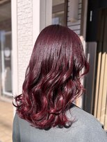 エルベ 千波店(elve) 艶々ワインレッドカラー