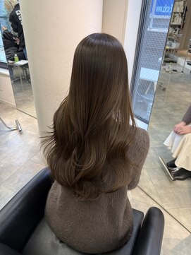 ルル(Lulu) 梅田/ブラウン/ベージュ/レイヤー/前髪カット/縮毛矯正/髪質改善