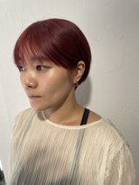 トレフ(Trefle)&nbsp;ショートカット/ワインレッド/ボルドーカラー