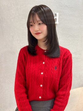 ロンドリゼル 札幌(Lond RiseL) *ダークアッシュ 似合わせミディアムレイヤーカット