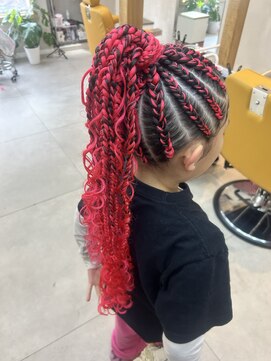 ハニートラップ(HONEY TRAP!) ポニーテールコーンロウ