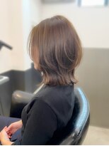 オーティティ(O-TETE)&nbsp;くびれショートひし形レイヤーボブひし形ショートボブブラウン