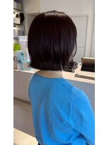 ログ(log)&nbsp;ニュアンスパーマ　髪質改善カラー　顔まわり　レイヤー　艶髪
