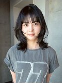 顔まわりレイヤースタイル レイヤーボブ