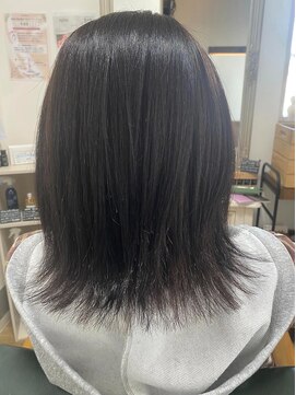 ヘアアトリエ ナイン 岡部店(hair atelier nine) イメチェン/ピンクベージュ/アンブレラカラー/前髪/福島市