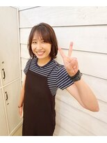 ニューライン 豪徳寺 山下(New-Line)&nbsp;ショートボブ オリーブグレージュ