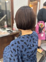 ヘアメイク デザート(HAIR MAKE DESART) 木村法子【ミニボブ×ナチュラルベージュ】