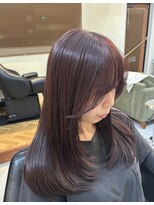 トゥルー(true)&nbsp;似合わせピンクブラウンカラー♪抑えめのレイヤーカット