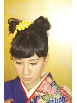 セルカヘアー(CERCA HAIR) 《cerca hair》振袖☆おだんごみみ風