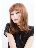 プライズ 池袋店(prize)&nbsp;外ハネセミディ＿シースルーバング＿ベージュ【池袋】227