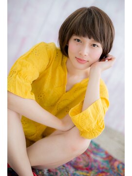 ミック ヘアアンドビューティー 大山店(miq Hair&Beauty) ワイドバングxマッシュショート