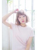 ネオリーブエクラ 上野御徒町店(Neolive eclat)&nbsp;透け感のあるボブアースカラー