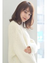 ジョエミバイアンアミ(joemi by Un ami)&nbsp;《joemi 新宿∞》毛先パーマorワンカールで可愛い簡単ボブ　近江