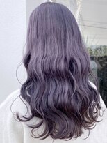 アイティーバイアルバム 松戸店(IT by ALBUM)&nbsp;パープルロング_カーキグレージュフェザーバング_ba340291