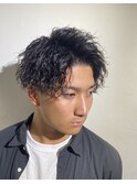 10代20代流行!波巻きツイストスパイラルパーマ 渋谷美容室風