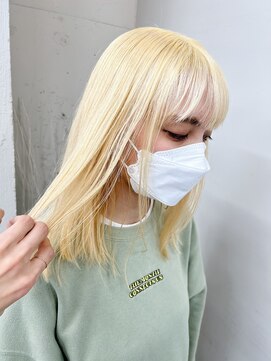 ノラ シンディ(NORA CYNDY) 抜きっぱなしホワイトブロンド/ブロンドベージュ